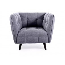 Atpūtas krēsls CASTELLO 1 BREGO tumši pelēks